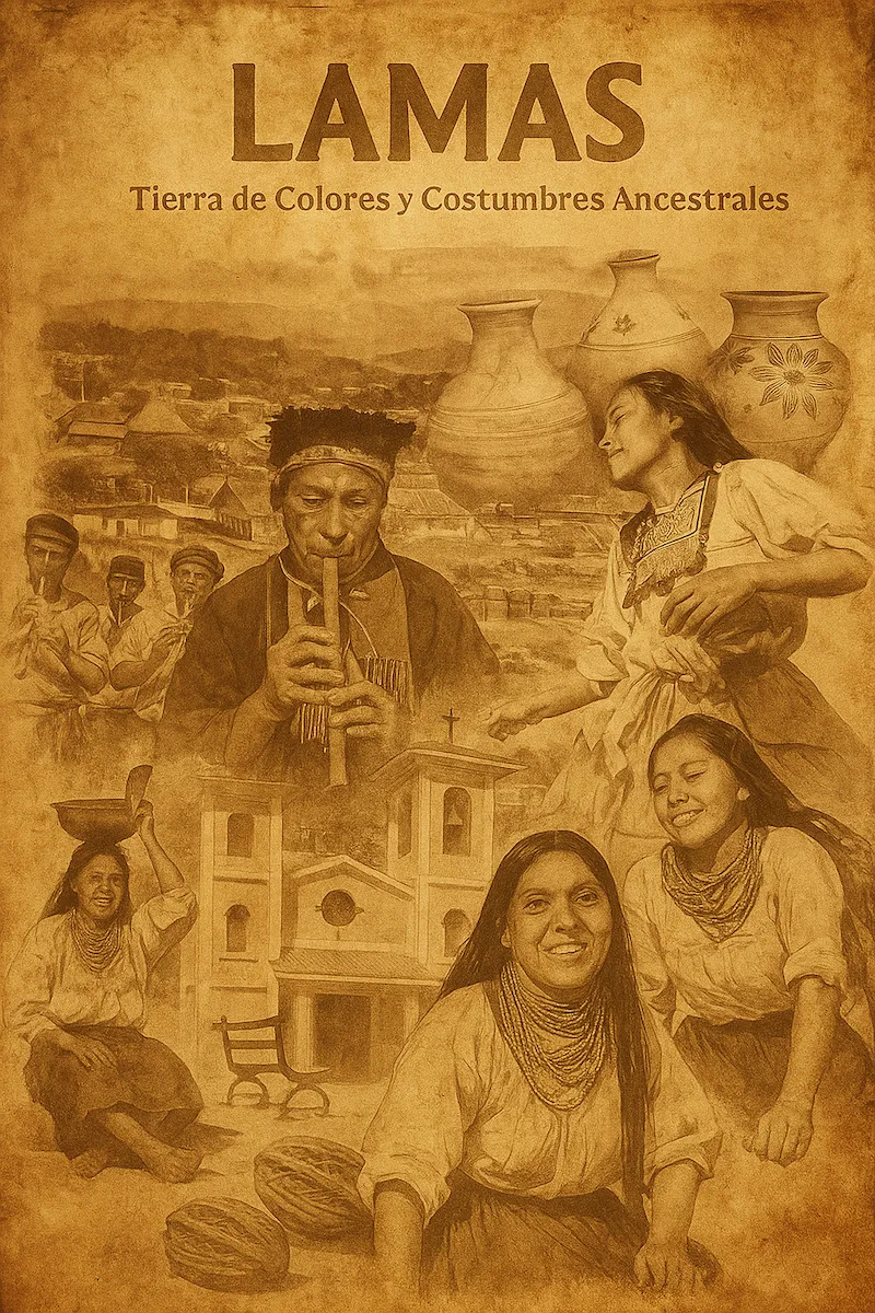 Pueblo de colores y constumbres